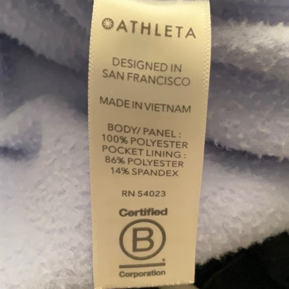 Athleta Zion Microfleece 1/4 Zip Pullover Ladies Size L - Picture 7 of 8